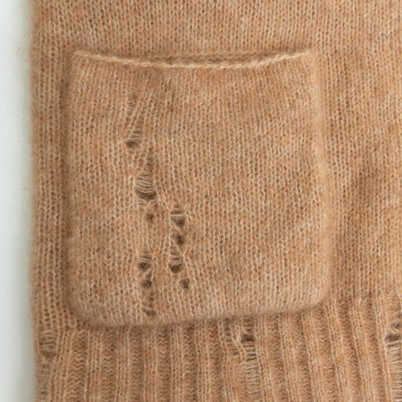 R13 Long Cardigan Mohair Wool Oversized Sweater Camel Brown Soft NEW - Picture 10 of 16